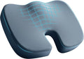 Skechers Memory Foam Seat Cushion,Office Chair Cushion for Tailbone Pain Relief,Butt Pillow for Office Chair,Car seat Cushion,Computer Desk,Long Sitting Office Workers,and Car Drivers,Blue by Unknown