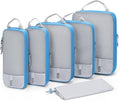 BAGSMART Compression Packing Cubes for Travel Essentials | 14 Set /6 Set /4 Set/2 Set, Lightweight, Durable by BAGSMART