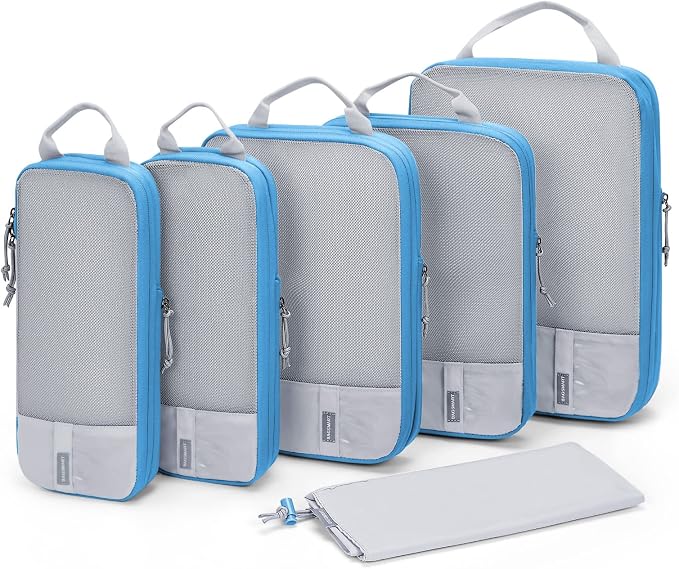 BAGSMART Compression Packing Cubes for Travel Essentials | 14 Set /6 Set /4 Set/2 Set, Lightweight, Durable by BAGSMART