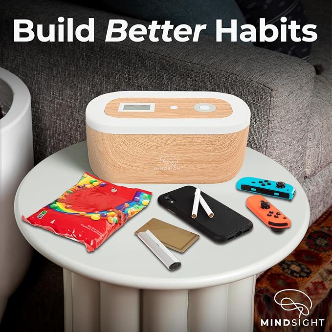 Mindsight Timed Lock Box | Unplug from Phones, Video Games, Social Media, Snacks & Cravings | 3 Modes based on Willpower | Easy to Use | Out of Sight ~ Out of Mind | Boost Your Mental Wellness - Image 2