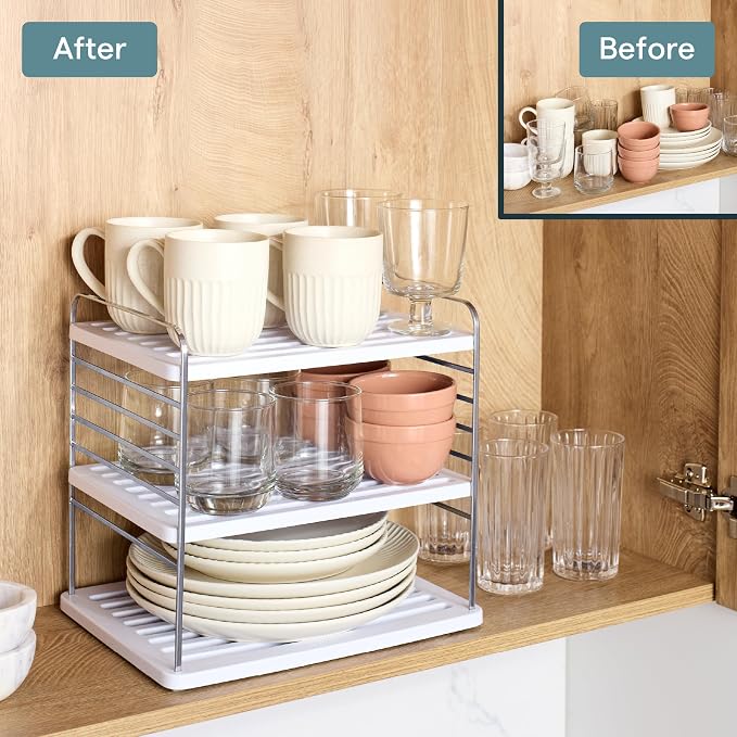 YouCopia UpSpace Cabinet Box Organizer Large, Adjustable Foil Wrap Shelf - Image 6