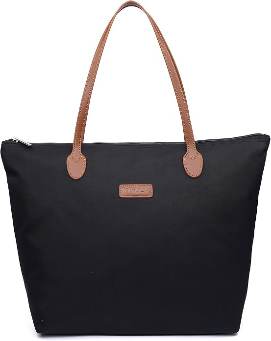 Water Resistant Light Weight Nylon Tote Bag Handbag by NNEE