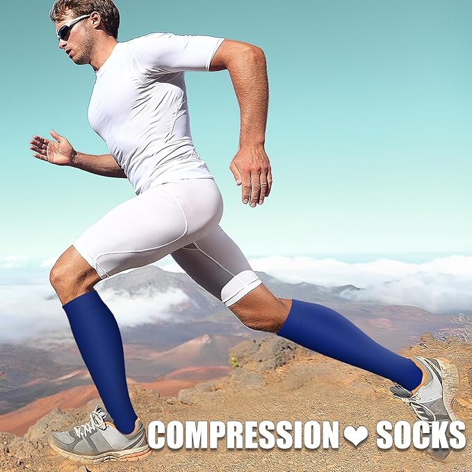 3 Pack Medical Compression Sock-Compression Sock For Women and Men Circulation -Best for Running,Nursing,Athletic Sports - Image 4