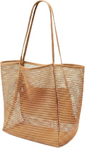 Mesh Beach Tote Bag for Women, Sandproof Quick Dry Foldable Travel Bag by Unknown