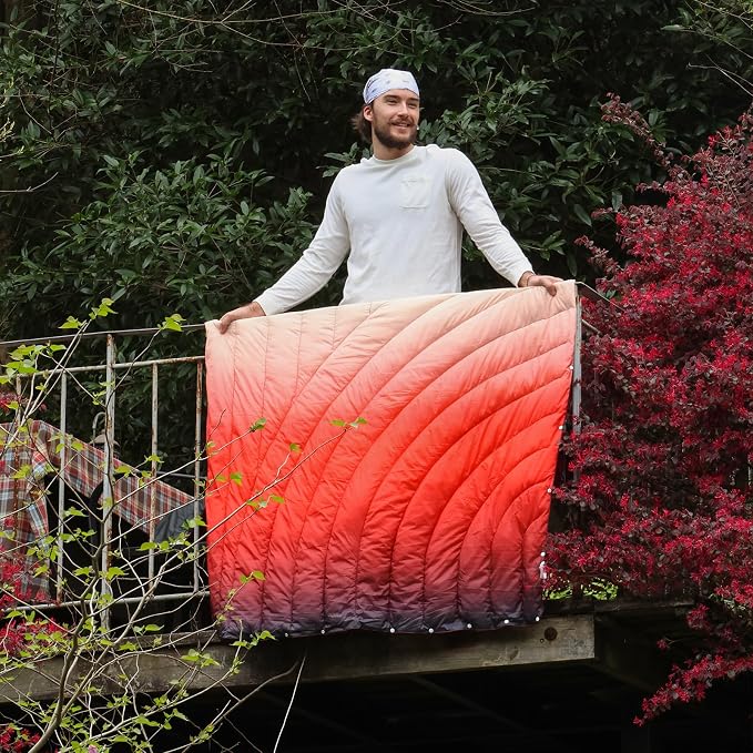 Camping Blanket,Puffy Lightweight Outdoor Blanket for Traveling, Stadium, Hiking, Picnics - Image 6
