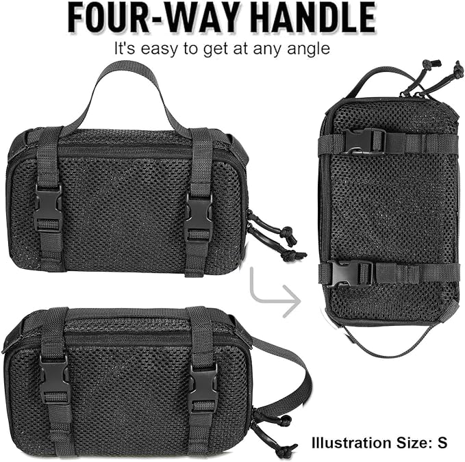 4 Set Tactical Packing Cubes ，Compressible Mesh Duffle Storage Bag,Portable Edc Molle Pouch Organizer. - Image 3