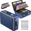 Fireproof Document Box, Hard Briefcase Fireproof Safe for Home Documents | Fire proof file box for documents, detachable accordion file organizer, waterproof digital document organiser briefcase by GroTheory
