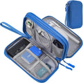 CAOODKDK Electronics Accessories Organizer Pouch, Electronic Organizer Travel Case Cable Organizer for Cable, Charger, SD Card, Business Travel Gadget Bag (Blue) by Unknown