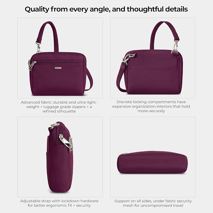 Travelon Anti-Theft Classic Convertible Crossbody & Waist Pack - Image 5