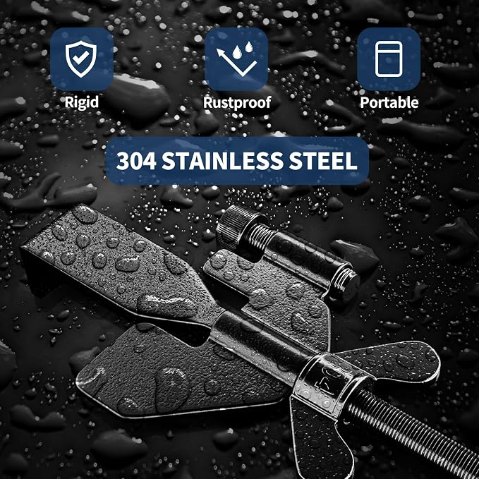 1 Pack Adjustable Portable Door Lock, Hotel Door Locks for Travelers, Prevent Unauthorized Entry, Door Stoppers Security for Travel Bedrooms Apartment Airbnb Dorm, with Silicone Caps - Image 6