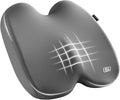 Skechers Seat Cushion, Ergonomic Memory Foam Cushion for Long Sitting Hours on Office & Home Chair, Car Seat Cushion for Sciatica, Coccyx Cushion,Gray by Unknown