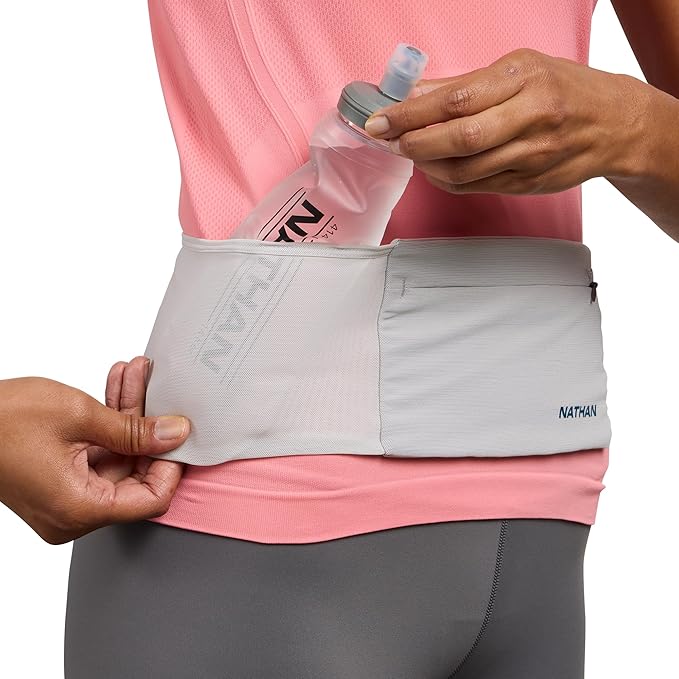 Nathan Zipster Max Running Belt, Running Belts for Women and Men, Bounce-Free Waist Pack with Extra Large Zipper Pocket, Smartphone Storage, Walking, Gym, Hiking - Image 6