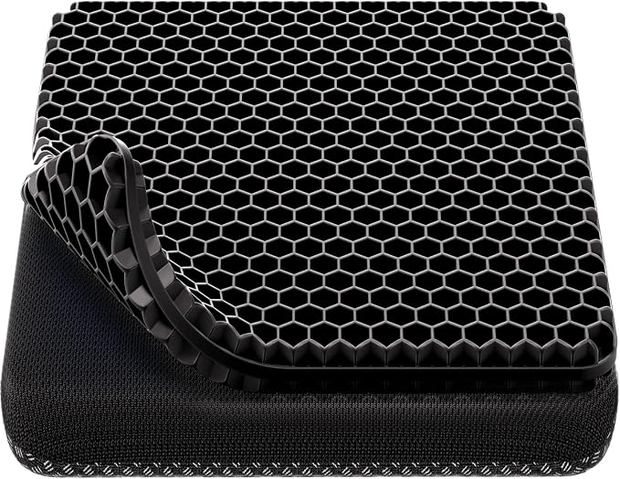 Gel Seat Cushion, Cooling Honeycomb Design for Office Chair Car Wheelchair | Cool & Breathable, Soft & Comfortable - Image 8