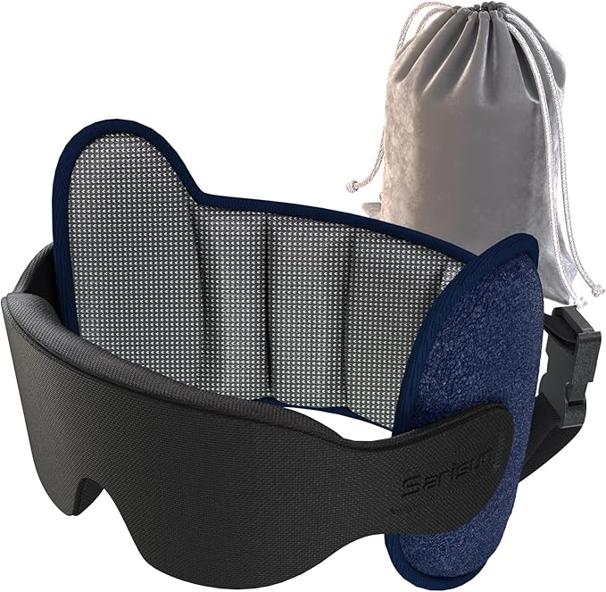 SARISUN Airplane Travel Pillow for Different Heights, Stable Head Support | Adjustable Airplane Pillow fits Travelers (4'7" to 6'4"), Attache to Seat Headrest, 360° Support on Long Flight, Mottled Grey by SARISUN