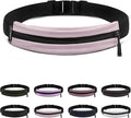 Fitgriff® Running Belt V2 for Men & Women - Slim Fanny Pack, Phone Holder for Jogging, (Fits All Cell Phones) - Money Belt, Runners Waist Pouch (Blush Pink, One Size (Waist 24.4 – 43.3 inches)) by FITGRIFF