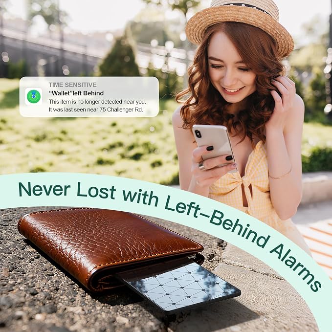 2026 Apple MFi Certified Wallet Tracker Smart Card for Find My iPhone Ultra Thin Air Tracker Tag for Travel, 5 Years+ Staying Power, IP69 Waterproof, Key Finder & Item Locator for Keys, Bags, Passport - Image 7