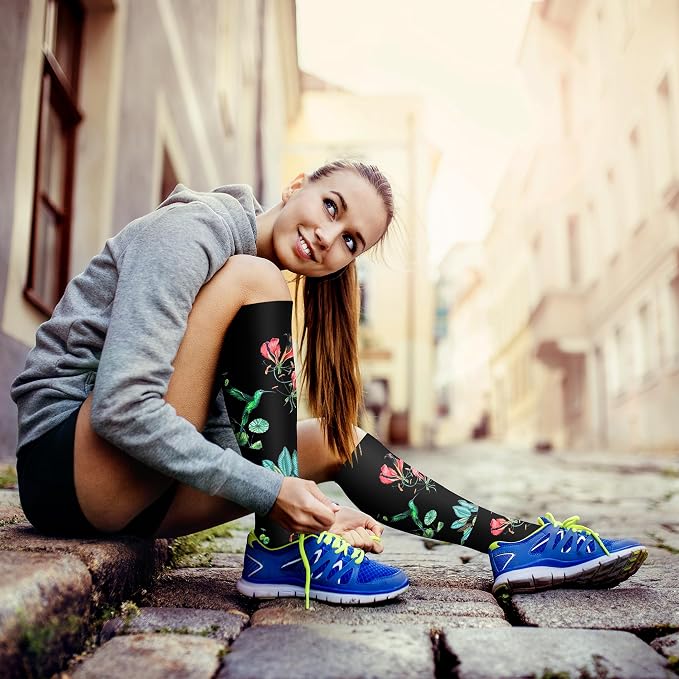 WITHYOU Compression Socks 15-20 mmHg is Best Athletic for Men & Women Running Flight Travel Nurses Pregnant - Image 3