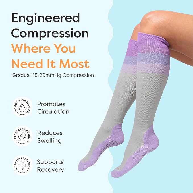 ZenToes Compression Socks for Women & Men, Knee High Socks with Targeted Cushioning - Image 7