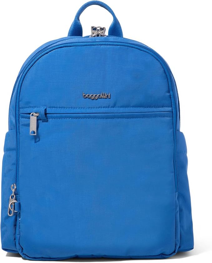 Securtex Anti-Theft Getaway Backpack - 9.4"x13"x5" Travel Safe Bag w/Locking Zippers, Slash-Resistant, RFID by baggallini