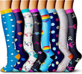 WITHYOU Compression Socks 15-20 mmHg is Best Athletic for Men & Women Running Flight Travel Nurses Pregnant by WITHYOU