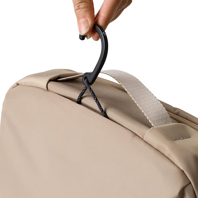 Bellroy Hanging Toiletry Kit Plus 8L, Travel Toiletry Bag - Stone | 8L travel hanging toiletry bag for your toiletries and essentials - Image 3