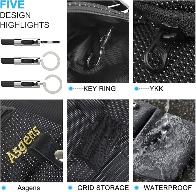 CCW Crossbody Sling Bag Multi-Purpose Anti-Thief Conceal Carry Bag for Men and Women Range, Travel, Outdoor - Image 7