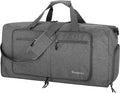 Woogwin Travel Duffel Bag Large Foldable Waterproof Overnight Bag for Beach Swim Bags Pool Sports Gym by woogwin