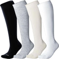 LEVSOX Viscose Made from Bamboo Compression Socks for Pregnant Women 20-30 mmHg Knee High Cute Mens Supports Socks for Travel by Levsox