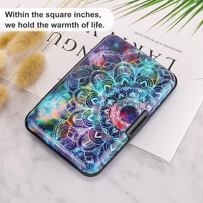 Mini RFID Aluminum Wallet Credit Cards Holder Business Card Case Metal ID Case for Men Women (Acolorful) - Image 6