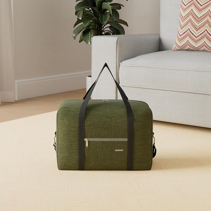 For Spirit Airlines Personal Item Bag Foldable Travel Duffel Bag Tote Carry on Luggage Duffle Overnight for Women and Men - Image 2