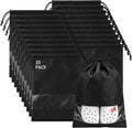 Travel Shoe Bags Non-Woven, Large Shoe Bags for Packing with Clear Window | 17.3" X 12.6" Dustproof Drawstring Travel Shoe Storage Bags Travel Essentials for Men & Women by Unknown