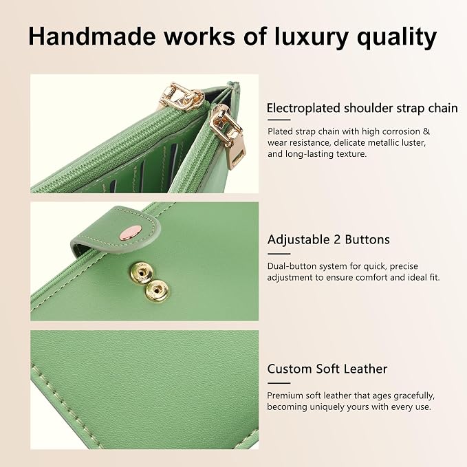 Travelambo Leather Wallets for Women Slim RFID Blocking Bifold Credit Card Holder Wallet - Image 5