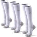 Compression Socks for Women and Men,Mild Support(3 Pairs) Unisex | Knee High,Graduated Compression,L/R Foot Labels,Breathable Fabric,Best for Flying/Nurses/Travel/Cycling/Pregnancy/Daily Wear by musesox