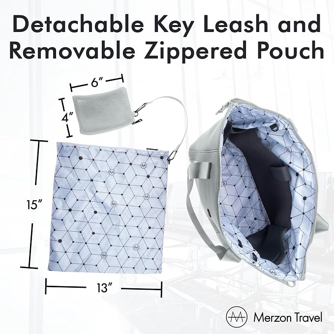 Today Duffle | 11L | NTB-713 Silver | Small Travel Gym Tote, Everyday & Weekend Trips, Sturdy Neoprene, Personal Item, Fits Under Airline Seat, TSA Friendly - Image 7