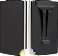 Minimalist Wallet for Men, Slim Metal RFID Blocking Wallet Credit Card Holder Money Clip & Cash Strap, Scratch-Resistant Holds 15 Cards,Ideal Gift for Men | Matt Black by Unknown