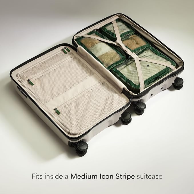 ANTLER - Compression Packing Cubes for Travel, Luggage Organiser for Suitcases or Bags, Travel Accessories, Set of 4, Antler Green - Image 5