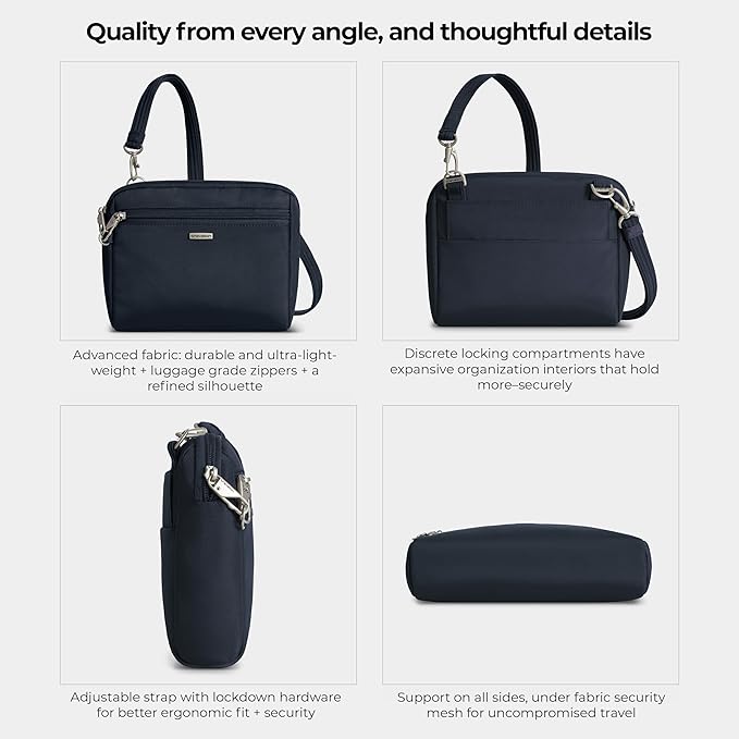 Travelon Anti-Theft Classic Convertible Crossbody & Waist Pack - Image 5