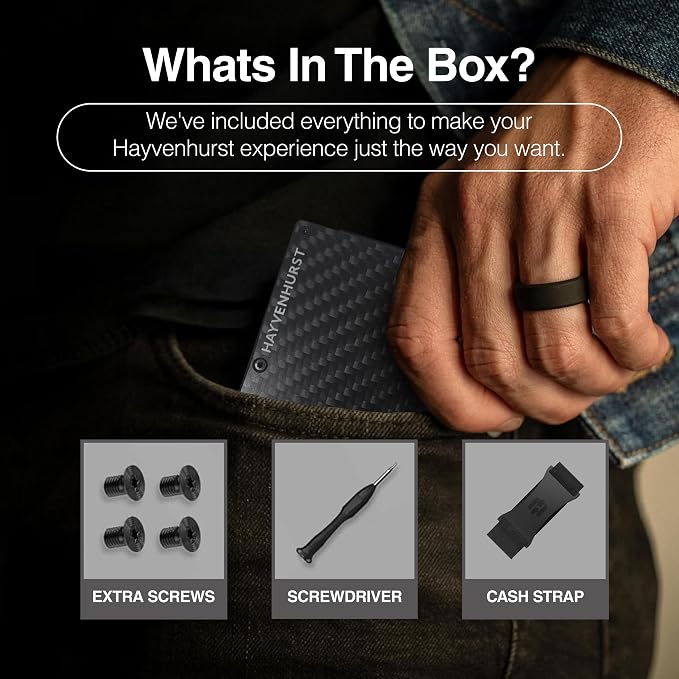 Wallet for Men - Slim RFID Blocking Metal Wallet with Cash Strap, Minimalist Front Pocket Credit Card Holder, Small Mens Wallet | Reinvented Design - Image 7