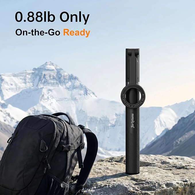 Magnetic Selfie Stick Tripod, 67" Aluminum Extendable Magnetic Holder for MagSafe, 360° Rotatable & 330° Tilt Travel Phone Tripod Stand with Wireless Remote for iPhone 12-17 Pro Max/Android/Samsung - Image 6