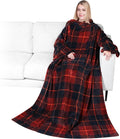 PAVILIA Wearable Blanket with Sleeves for Adult Women Men, Cozy Fleece Warm Wrap Throw with Arms, Gifts for Christmas, Wife by PAVILIA
