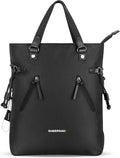 Sherpani Tempest, Anti Theft Convertible Backpack Tote, 14L Travel Backpack, Travel Gifts for Women, Handbags, RFID Protection, Metal Hardware, Fits 15” Laptop (No Sleeve) (Carbon) by SHERPANI