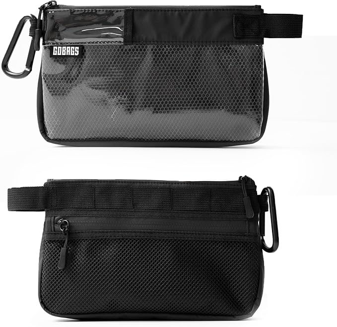 Production Zipper Bags - Electronics & Camera Accessories Bag - Cable organizer, Gear Accessory Pouch, Travel Camera Essentials (Small, Black) - Image 5