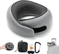 Travel Pillows -Travel Neck Pillow for Airplanes | Comfortable Ergonomic 360° Support Pillows for Sleeping, Car, Office,Airport Travel Essentials, Charcoal Grey by Unknown