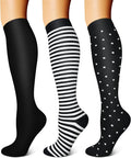 FEYHAY Copper Compression Socks (3 Pairs) 15-20 mmHg Circulation is Best Athletic & Daily for Men & Women, Running, Climbing by FEYHAY