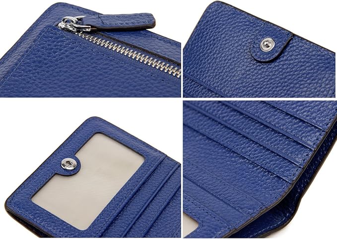 Small Leather Wallet for Women, Ladies Credit Card Holder RFID Blocking Women's Mini Bifold Pocket Purse - Image 7