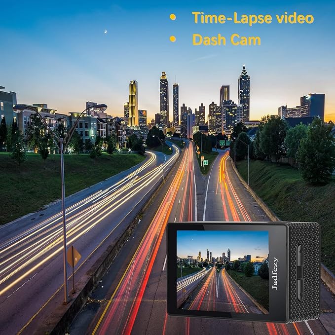 Action Camera FHD 1080P, 98FT/30M Underwater Waterproof Camera with 2 Batteries, Wide Angle Sports Camera with Accessories Kit Suitable for Helmet Bicycle, etc. - Image 4