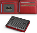 RUNBOX Wallet for Men Slim Leather Bifold RFID Blocking Minimalist Front Pocket Design with Gift Box | Minimalist Front Pocket Design, Holds 8 Cards, RFID Protection, Gifts for Men on Birthdays, Father’s Day, and Christmas by RUNBOX