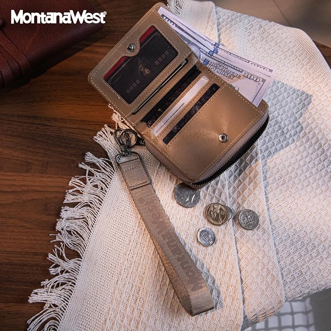 Montana West Small Wallet for Women Female Ladies with a Detachable Wristlet Women's Wallet with Rfid Blocking Lining Minimalist Lightweight & Easy to Carry - Image 5