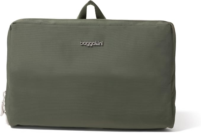 Baggallini Carryall Expandable Lightweight Travel Tote 22" Packable Folding Compact Nylon Washable Weekender w/Luggage Sleeve - Image 15