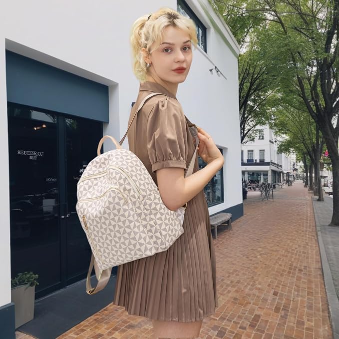Womens Backpack Purse Leather Anti-theft Large Fashion Designer Travel Backpack Bag Men's Backpack Shoulder Bags - Image 2